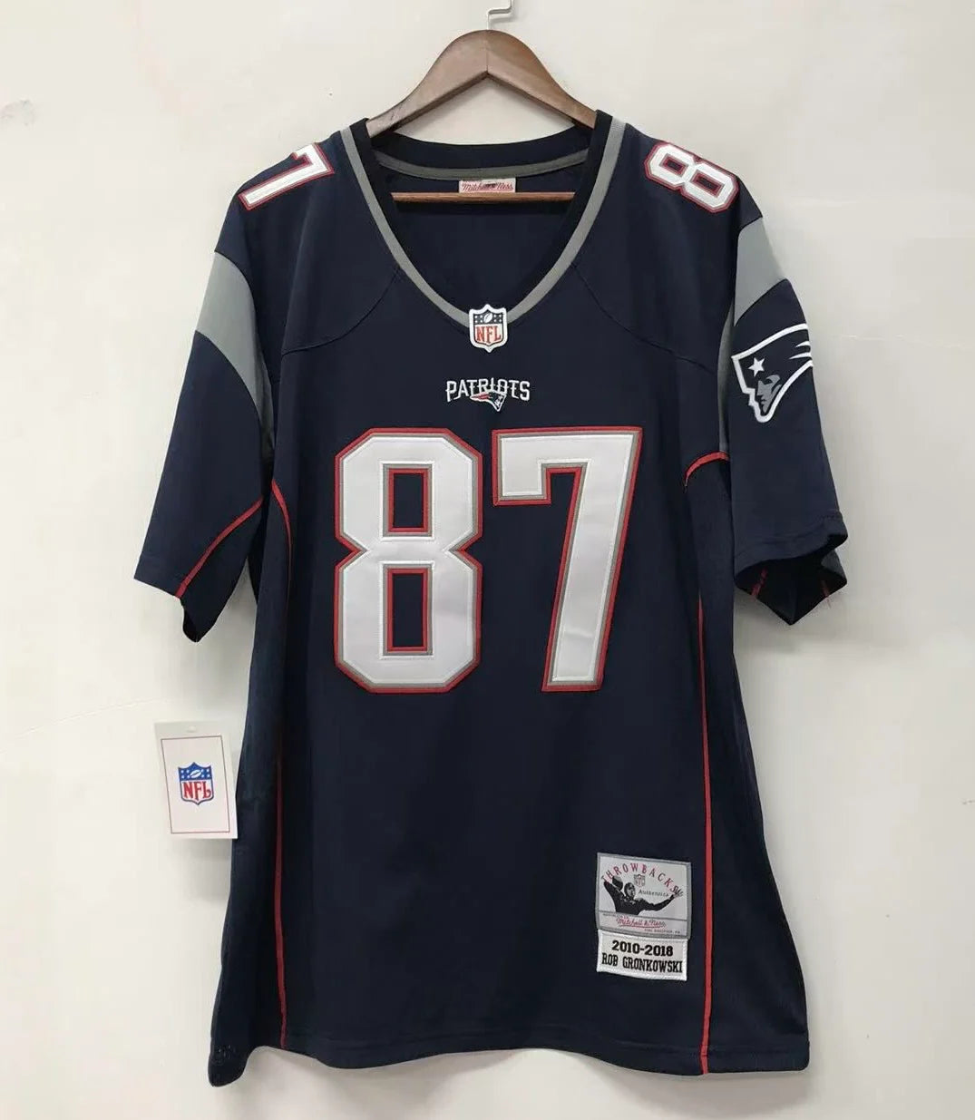 Rob Gronkowski New England Patriots NFL Mitchell & Ness Jersey Blue