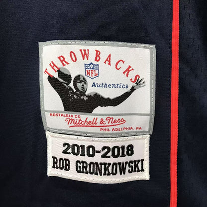 Rob Gronkowski New England Patriots NFL Mitchell & Ness Jersey Blue