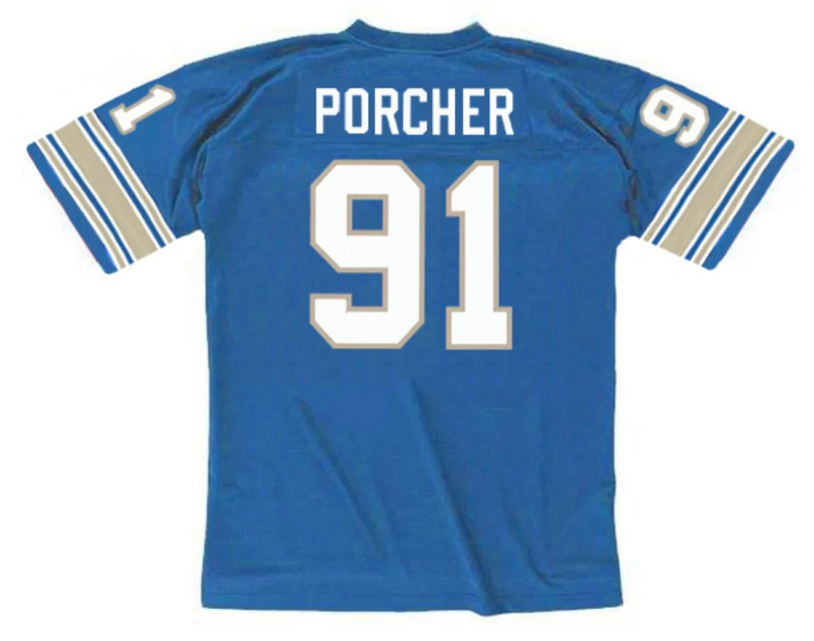 Robert Porcher Detroit Lions NFL Mitchell & Ness Jersey