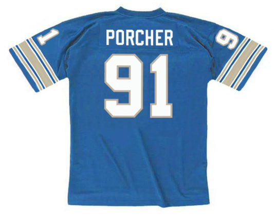 Robert Porcher Detroit Lions NFL Mitchell & Ness Jersey