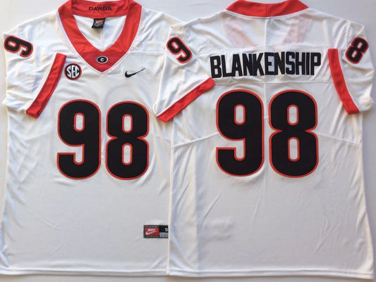 Rodrigo Blankenship Georgia Bulldogs Jersey Nike white