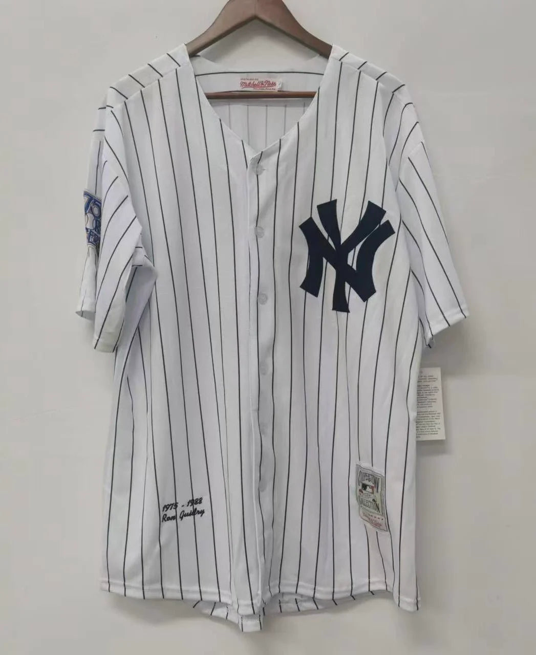 Ron Guidry New York Yankees Jersey pinstripe 1977-78 Mitchell & Ness
