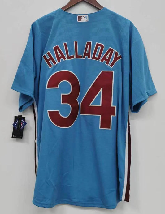 Roy Halladay Philadelphia Phillies Jersey blue