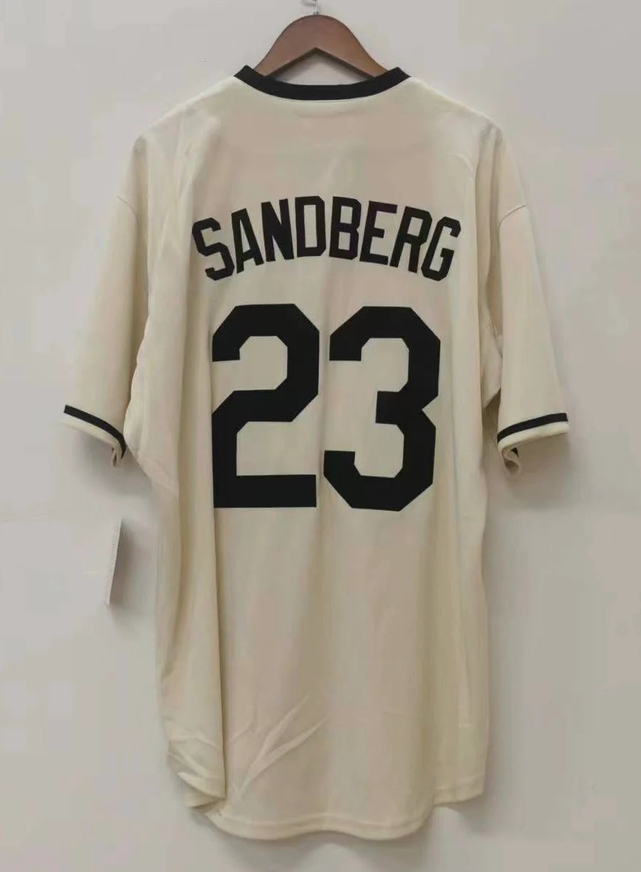 Ryne Sandberg Chicago Cubs Jersey Mitchell & Ness (retro logo)