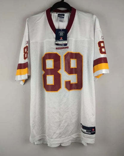 Santana Moss Washington Redskins Commanders customized Mitchell & Ness Jersey White