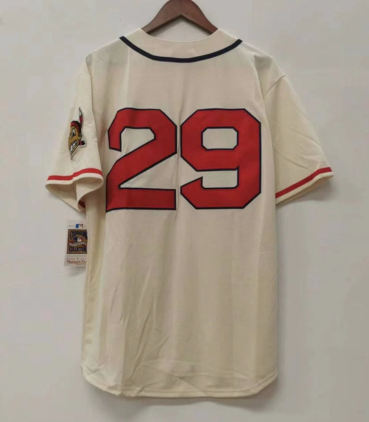 Satchel Paige Cleveland Indians Jersey Mitchell & Ness