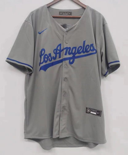 Shohei Ohtani Los Angeles Dodgers jersey Gray