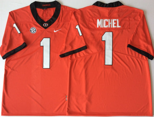 Sony Michel Georgia Bulldogs Jersey red NIKE