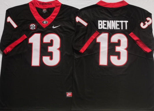Stetson Bennett Georgia Bulldogs Jersey NIKE Black