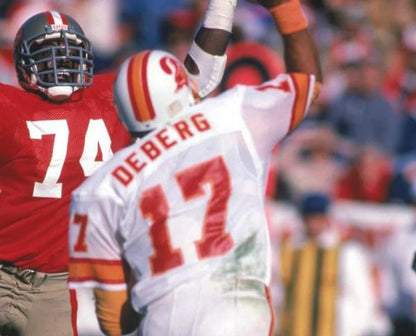 Steve DeBerg Tampa Bay Buccaneers NFL Jersey Mitchell & Ness White