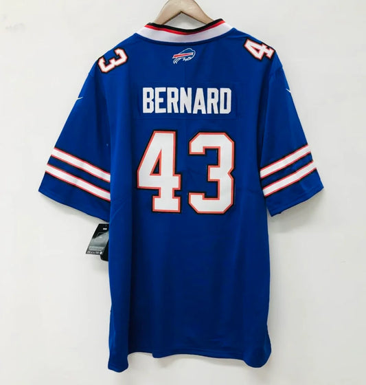 Terrel Bernard Buffalo Bills NFL official Nike Jersey Blue