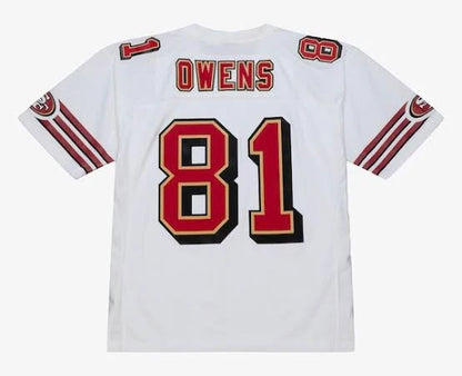 Terrell Owens San Francisco 49ers Jersey Mitchell & Ness White