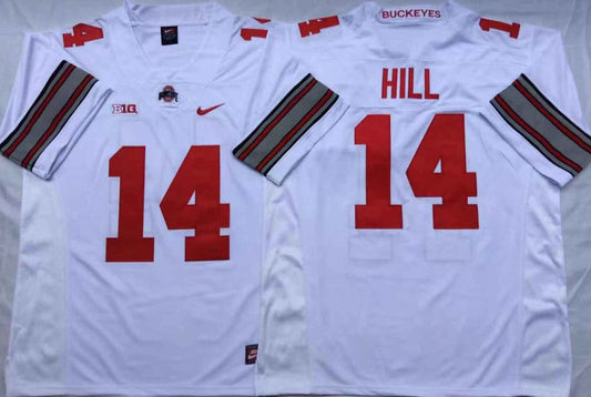 K.J. Hill Ohio State Buckeyes Jersey white