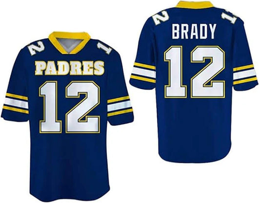 Tom Brady Junipero Serra San Mateo CA High School Jersey Blue