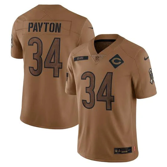 Walter Payton Chicago Bears military salute to service Jersey Nike