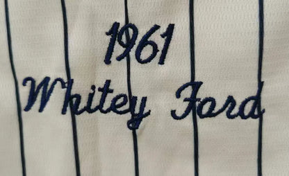 Whitey Ford New York Yankees Jersey pinstripes Mitchell & Ness